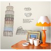 the Leaning Tower of Pisa Wall Sticker